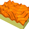 シリカ-ポリマーハイブリッド膜表面における階層的な入れ子状褶曲構造：刺激に応答する周期的表面微細構造