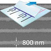 サブミクロン精細度の導電性銀パターン形成のためのナノ粒子化学吸着印刷技術