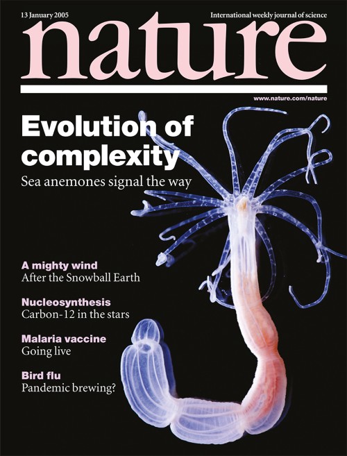 Nature 目次の表紙