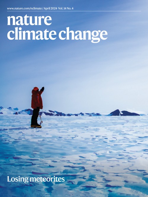 Nature Climate Changeの表紙