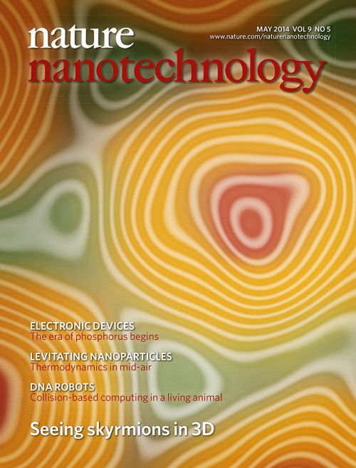 Nature Nanotechnology目次の表紙