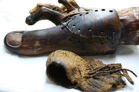 
Prosthetic toe in the Egyptian Museum, Cairo.
