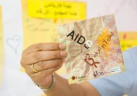 
تحاول المنظمات غير الحكومية في الشرق الأوسط توعية السكان المحليين عن فيروس نقص المناعة البشرية/ متلازمة نقص المناعة المكتسب.
