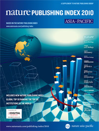 Nature Publishing Index 2010 - Asia Pacific (opens in a new window)