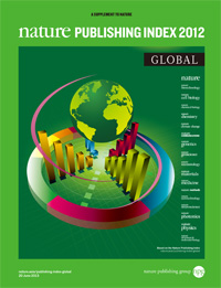 Nature Publishing Index Global 2012 (opens in a new window)