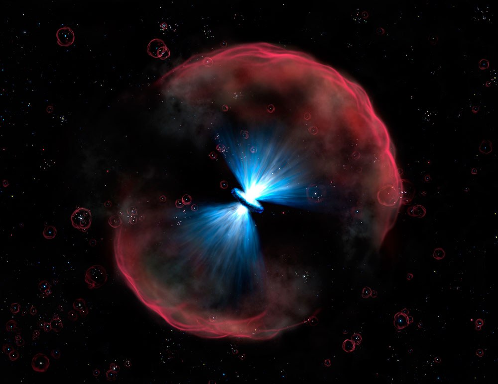 赤方偏移の記録を更新した明るいクエーサー