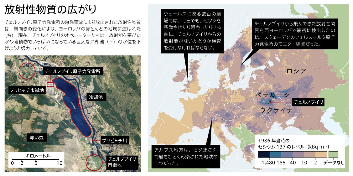図1: 放射性物質の広がり