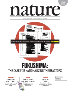 Nature 2011年12月15日号：福島第一原発を国有化せよ