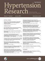 Hypertension Research