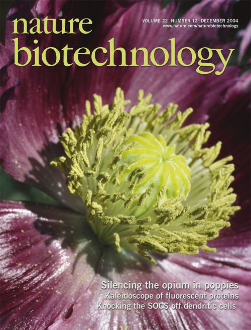 Nature Biotechnology目次の表紙