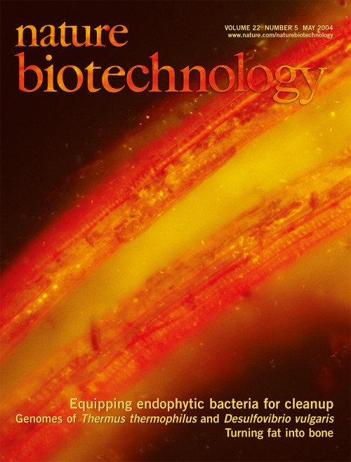 Nature Biotechnology目次の表紙