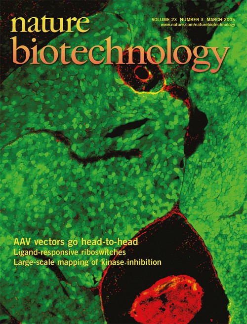 Nature Biotechnology目次の表紙