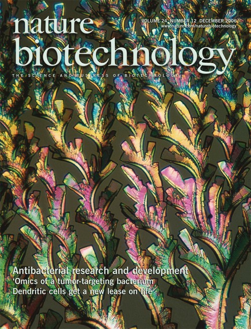 Nature Biotechnology目次の表紙