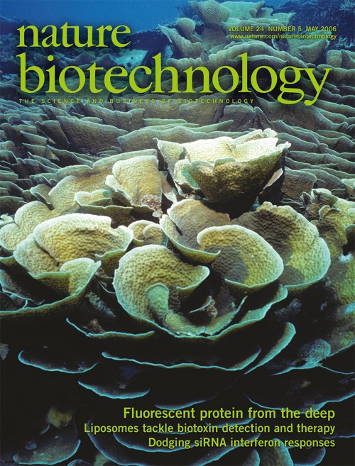 Nature Biotechnology目次の表紙