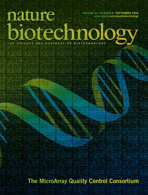 Nature Biotechnology目次の表紙