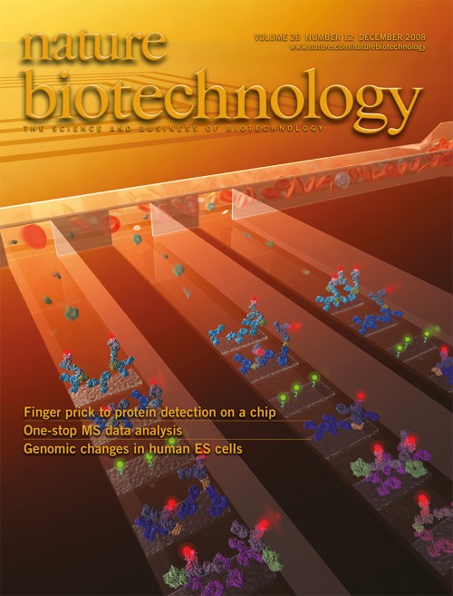 Nature Biotechnology目次の表紙