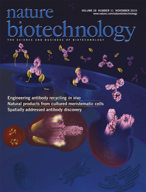 Nature Biotechnology目次の表紙