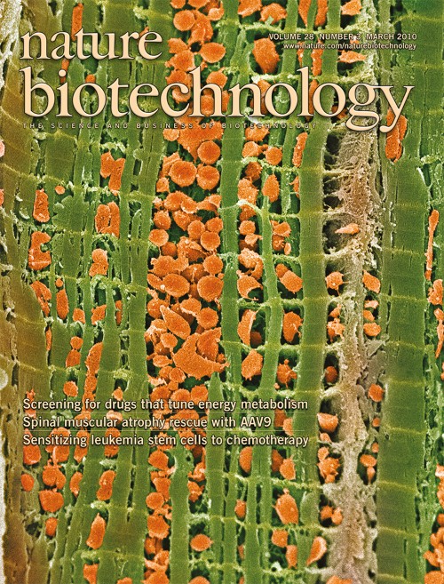 Nature Biotechnology目次の表紙