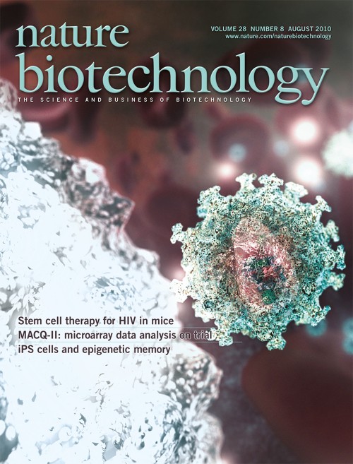 Nature Biotechnology目次の表紙