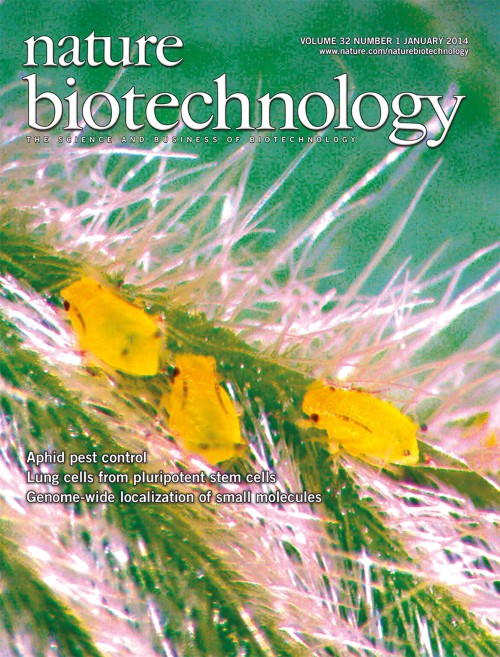 Nature Biotechnology目次の表紙