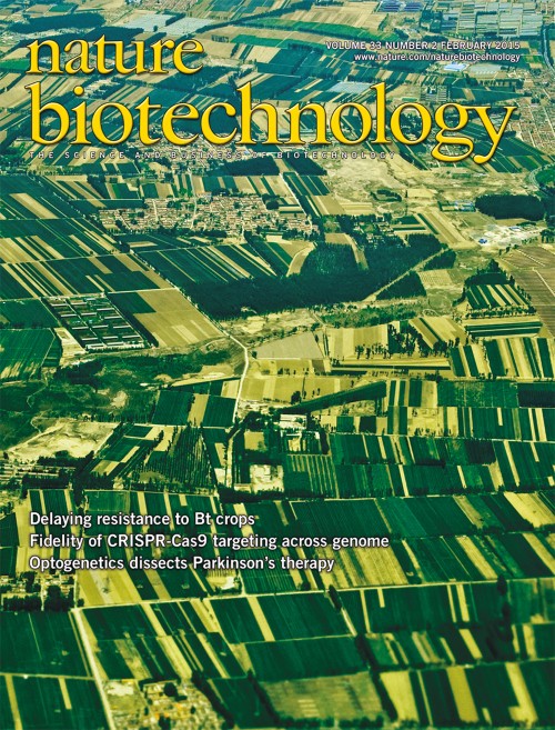 Nature Biotechnology目次の表紙