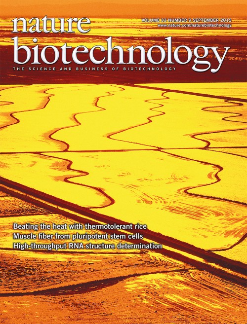 Nature Biotechnology目次の表紙