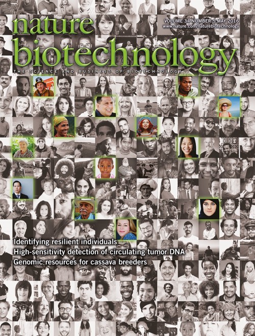 Nature Biotechnology目次の表紙