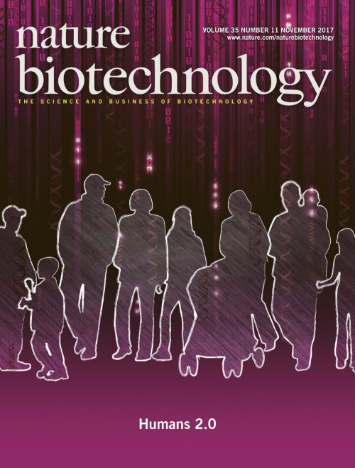 Nature Biotechnology目次の表紙