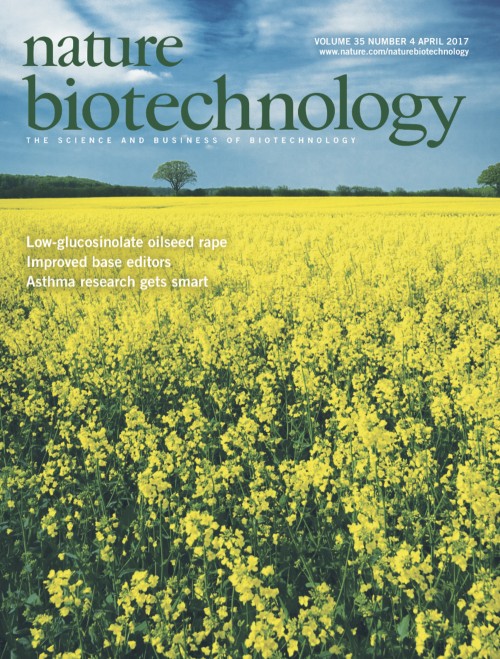 Nature Biotechnology目次の表紙