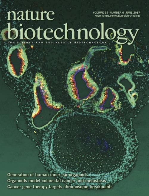 Nature Biotechnology目次の表紙