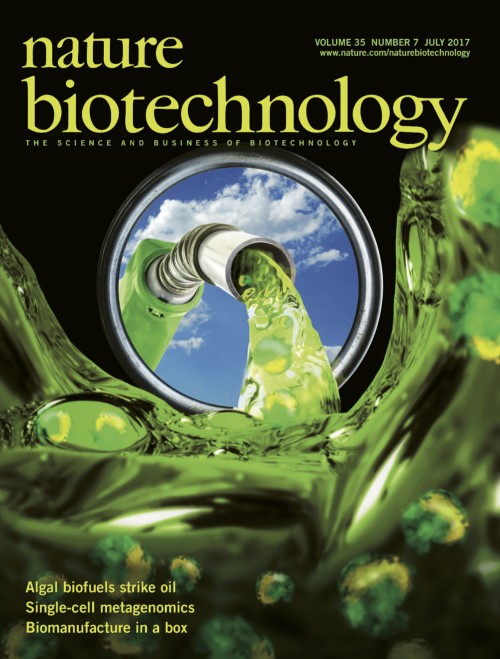 Nature Biotechnology目次の表紙