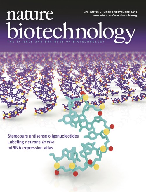 Nature Biotechnology目次の表紙