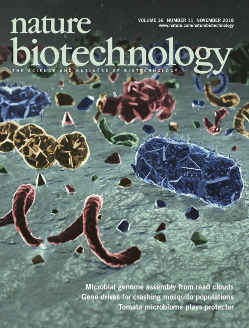 Nature Biotechnology目次の表紙