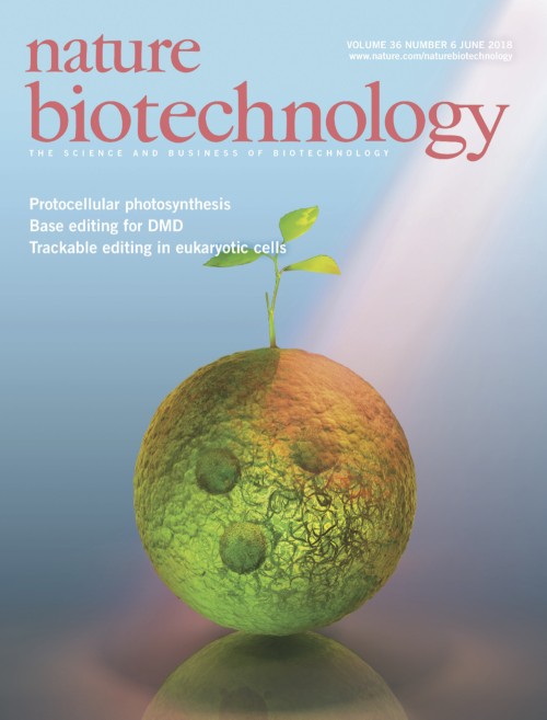 Nature Biotechnology目次の表紙