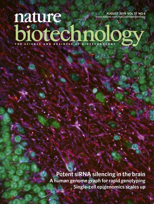 Nature Biotechnology目次の表紙