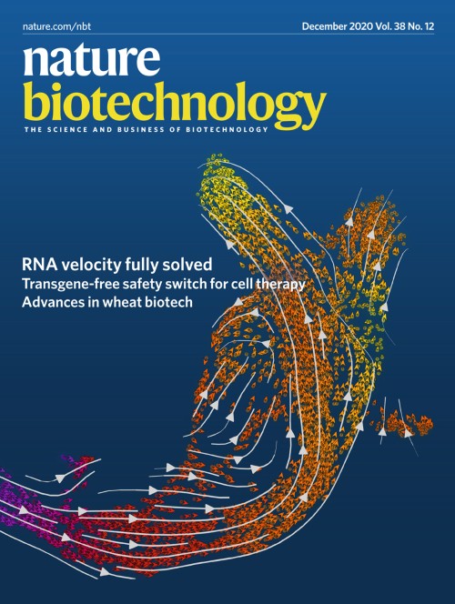 Nature Biotechnology目次の表紙