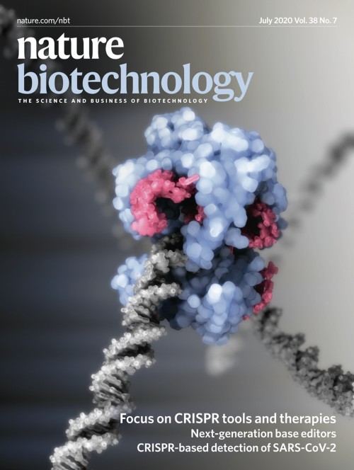 Nature Biotechnology目次の表紙