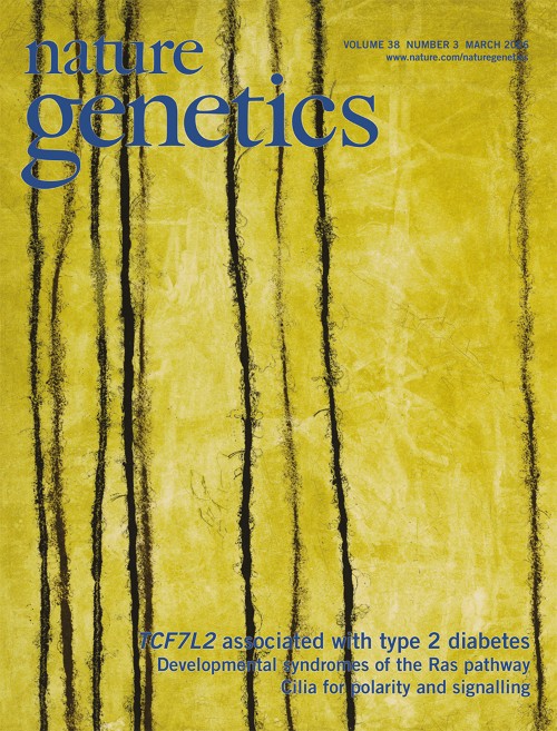 Nature Genetics目次の表紙