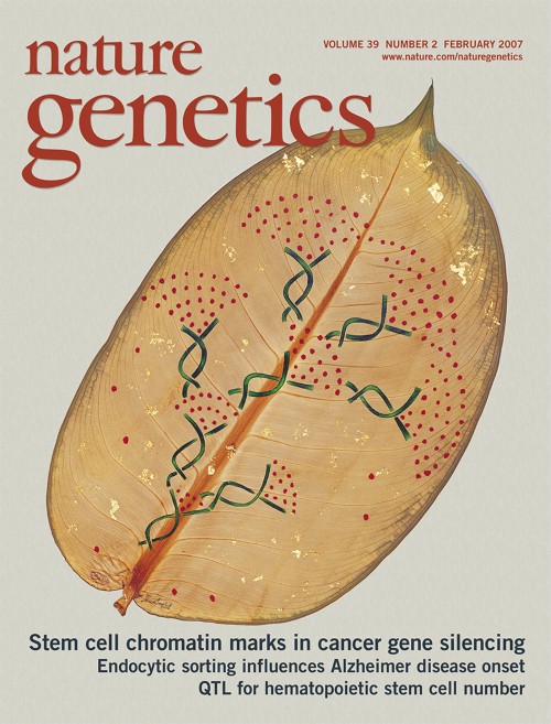 Nature Genetics目次の表紙