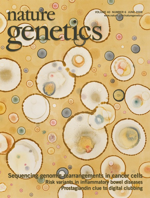 Nature Genetics目次の表紙