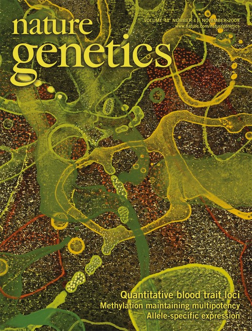 Nature Genetics目次の表紙