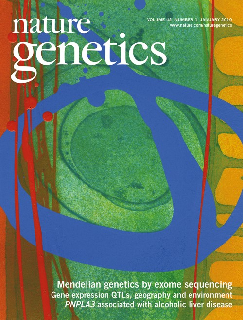 Nature Genetics目次の表紙