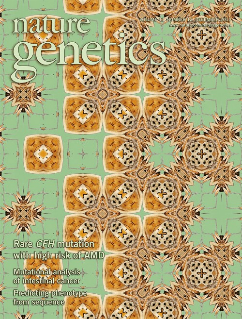 Nature Genetics目次の表紙