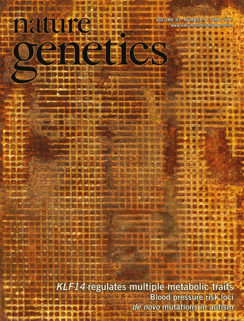 Nature Genetics目次の表紙