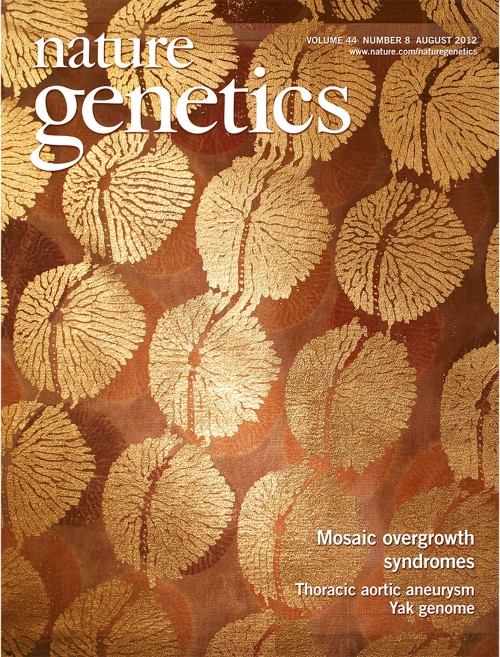 Nature Genetics目次の表紙