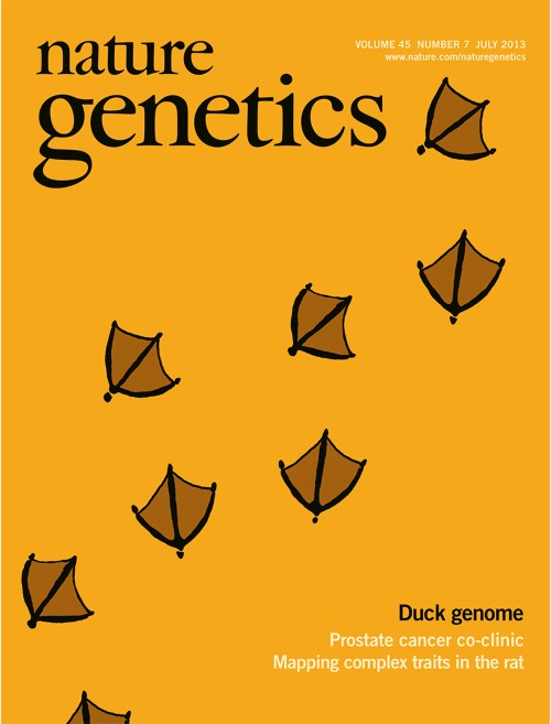 Nature Genetics目次の表紙