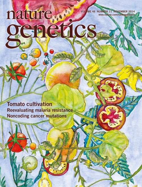 Nature Genetics目次の表紙