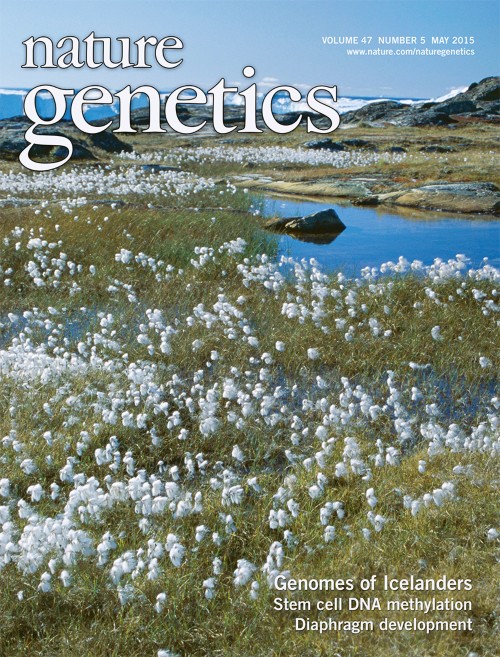 Nature Genetics目次の表紙