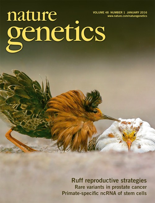 Nature Genetics目次の表紙