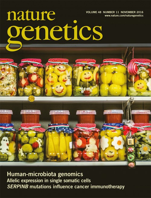 Nature Genetics目次の表紙